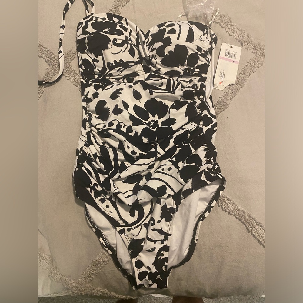 NWT ANNE COLE One Piece Swimsuit
